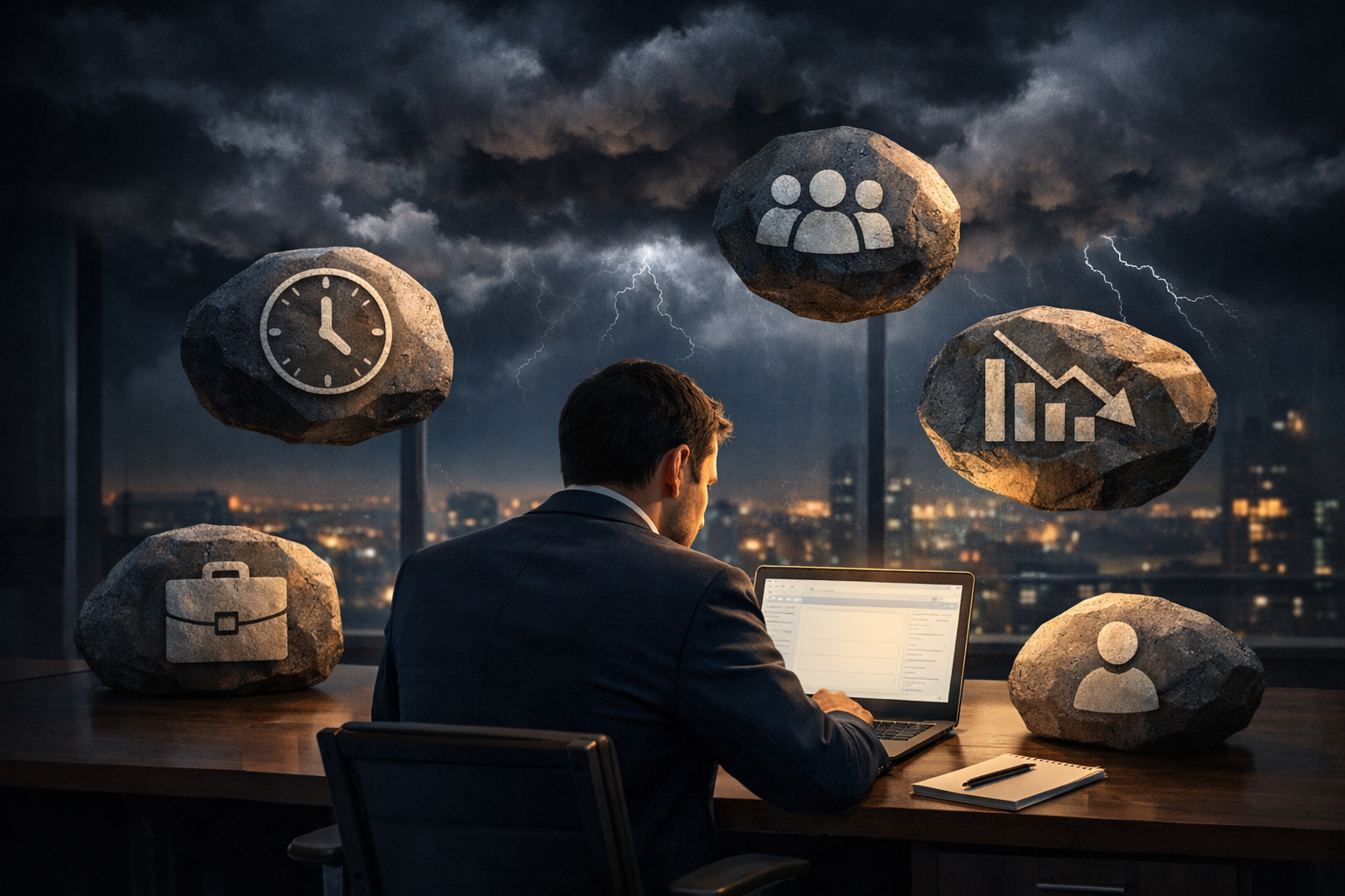 Managerowie, którzy nie potrafią radzić sobie ze zmartwieniami, umierają młodo